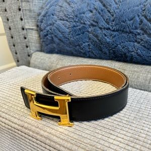Authentic Hermes reversible belt